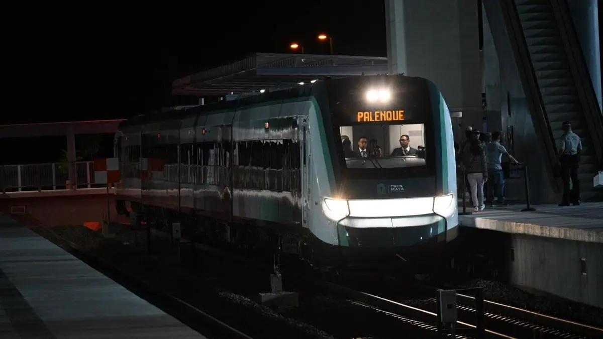 Tren Maya AMLO presente en la inauguración del Tramo Cancún Palenque