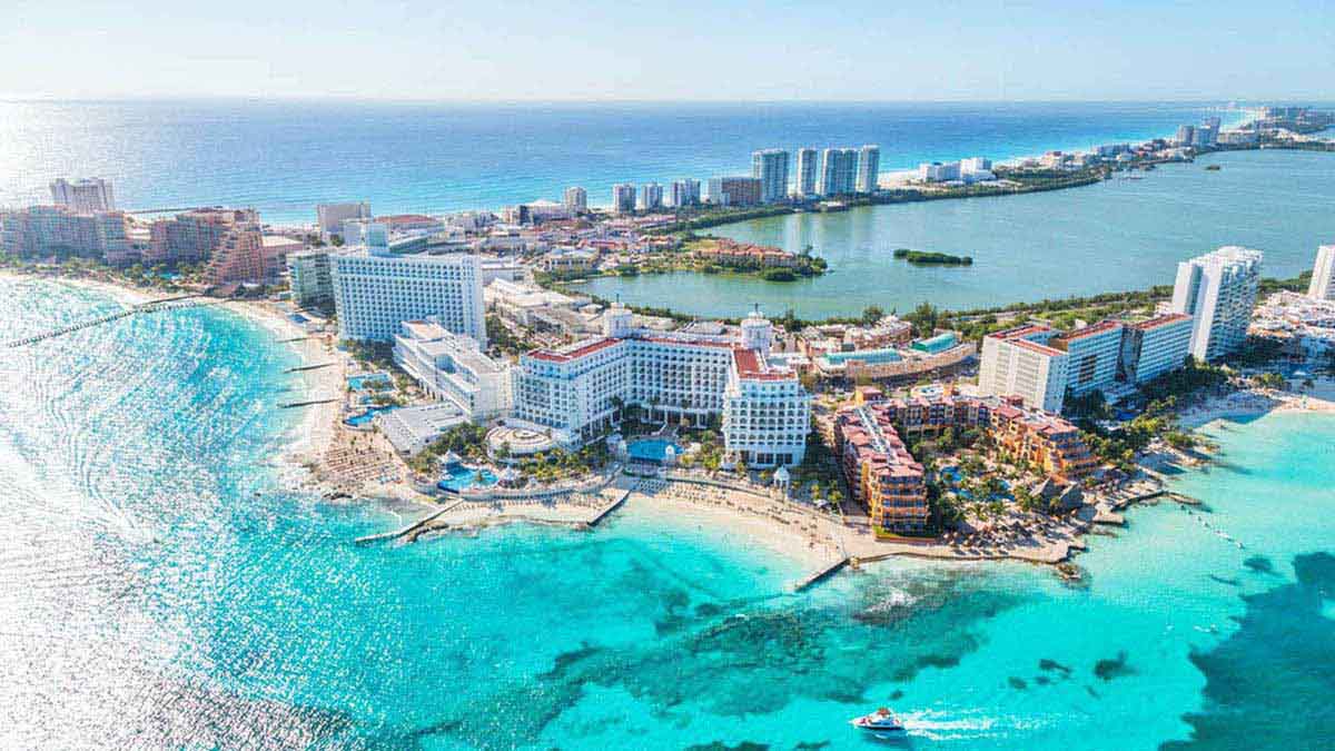 Cancún vista aérea