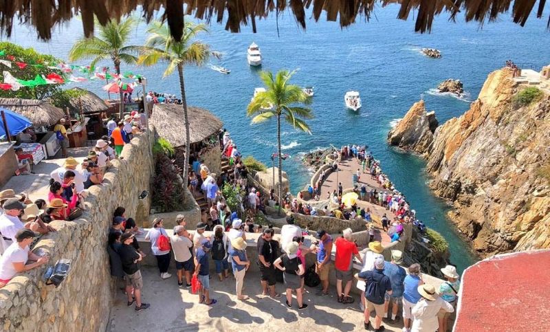 turistas en Guerrero