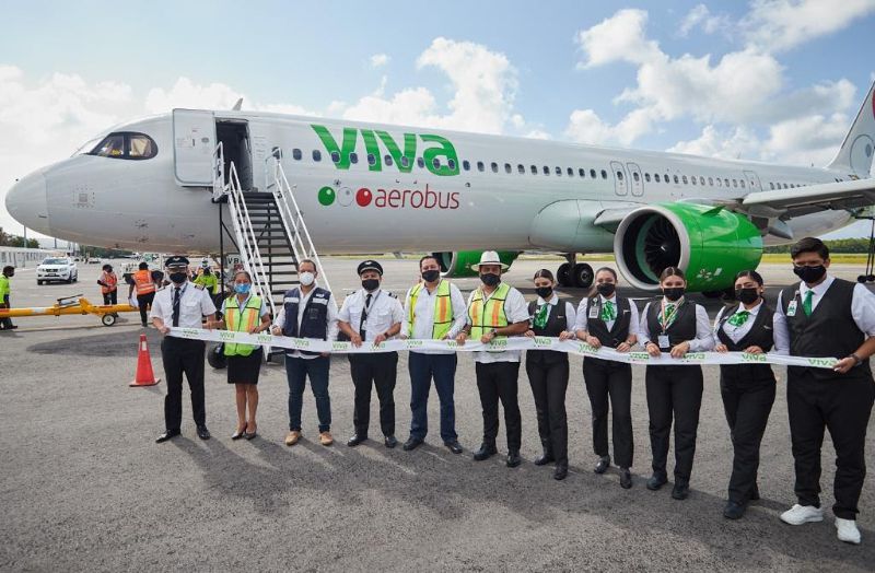 Viva Aerobus pone en marcha su ruta de temporada Cozumel - Monterrey