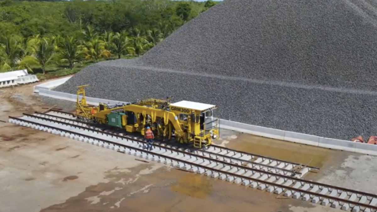 Construcción del Tren Maya
