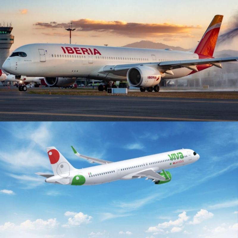 Iberia y Viva Aerobus