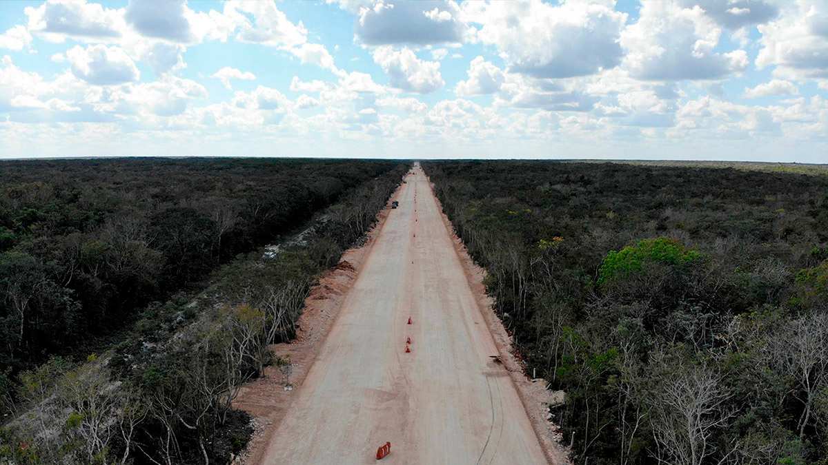 construcción Tren Maya