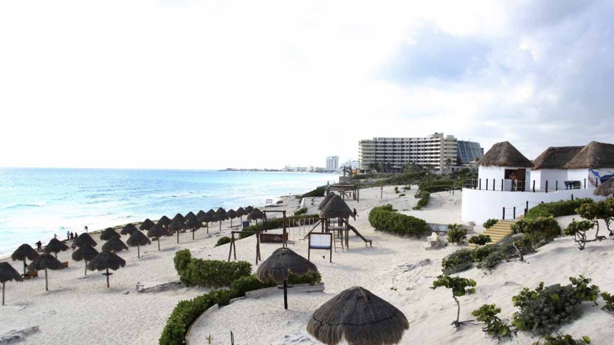 Playas limpias en Cancún