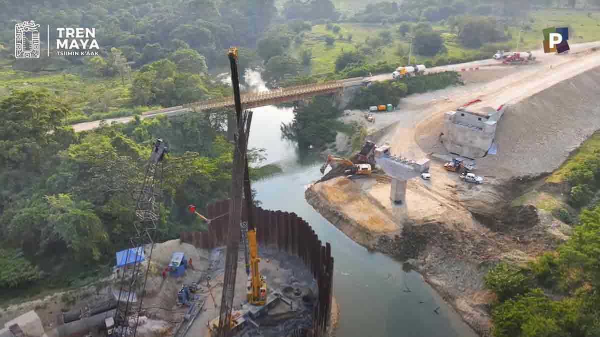 Construcción del Tren Maya