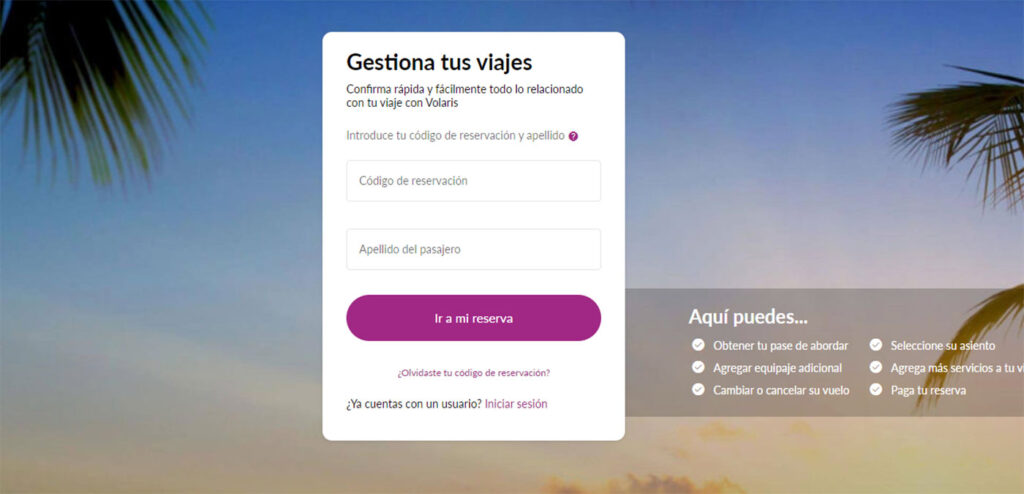 volaris cambio de vuelo