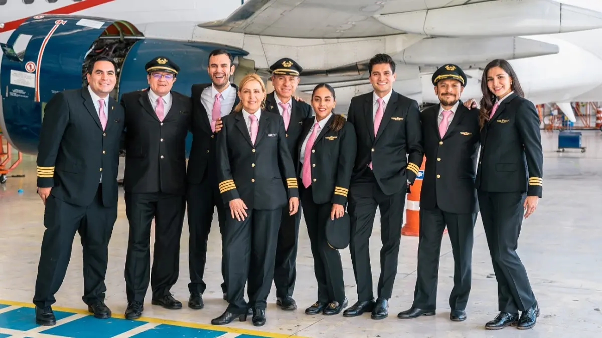 Pilotos de Aeroméxico Connect