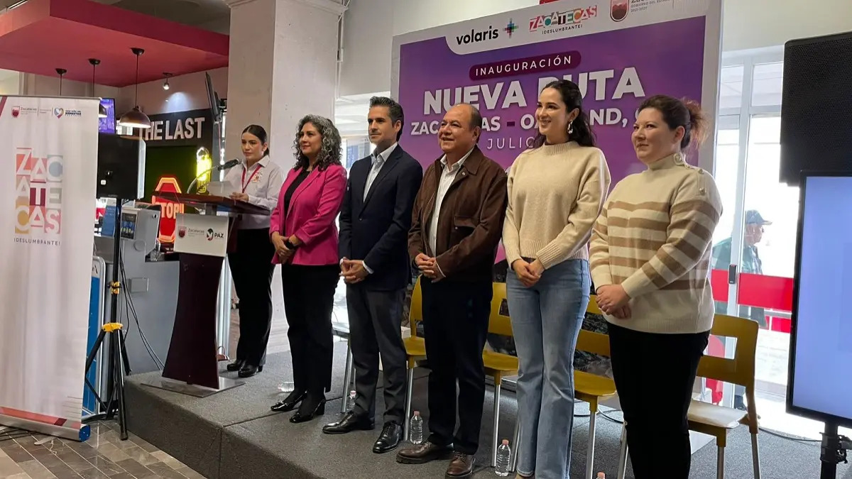 Ruta Zacatecas - Oakland