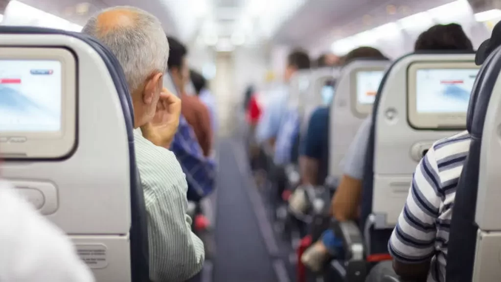 visitantes por vía aérea