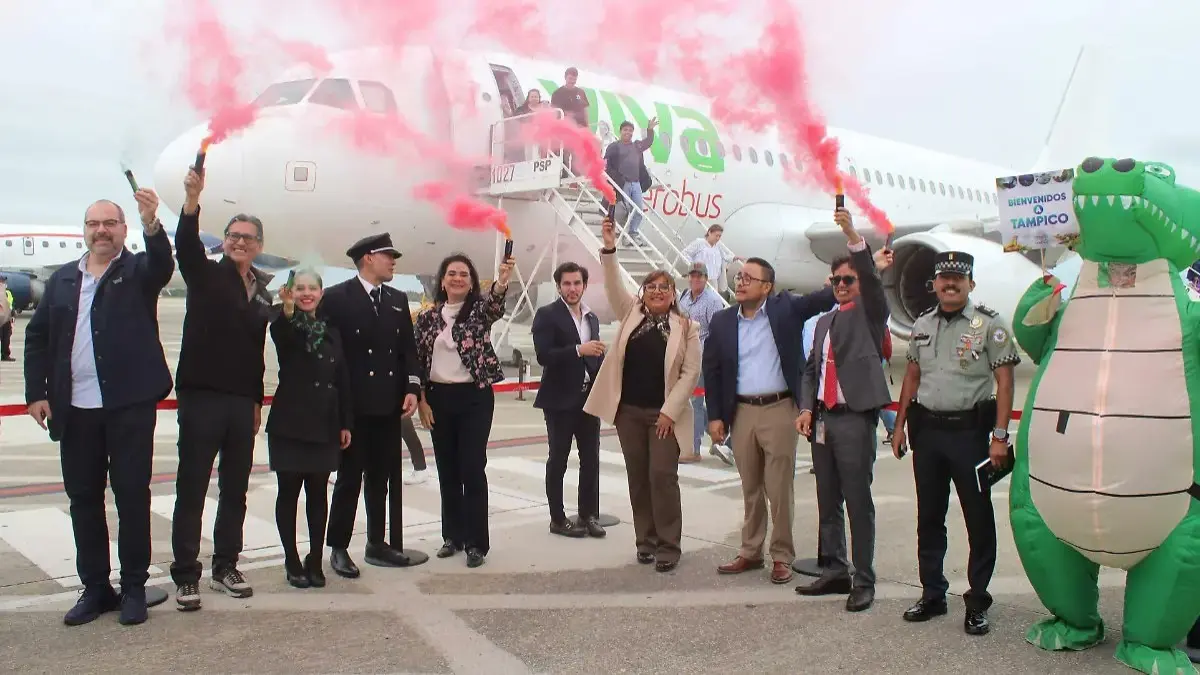 Nuevo vuelo Villahermosa–Tampico