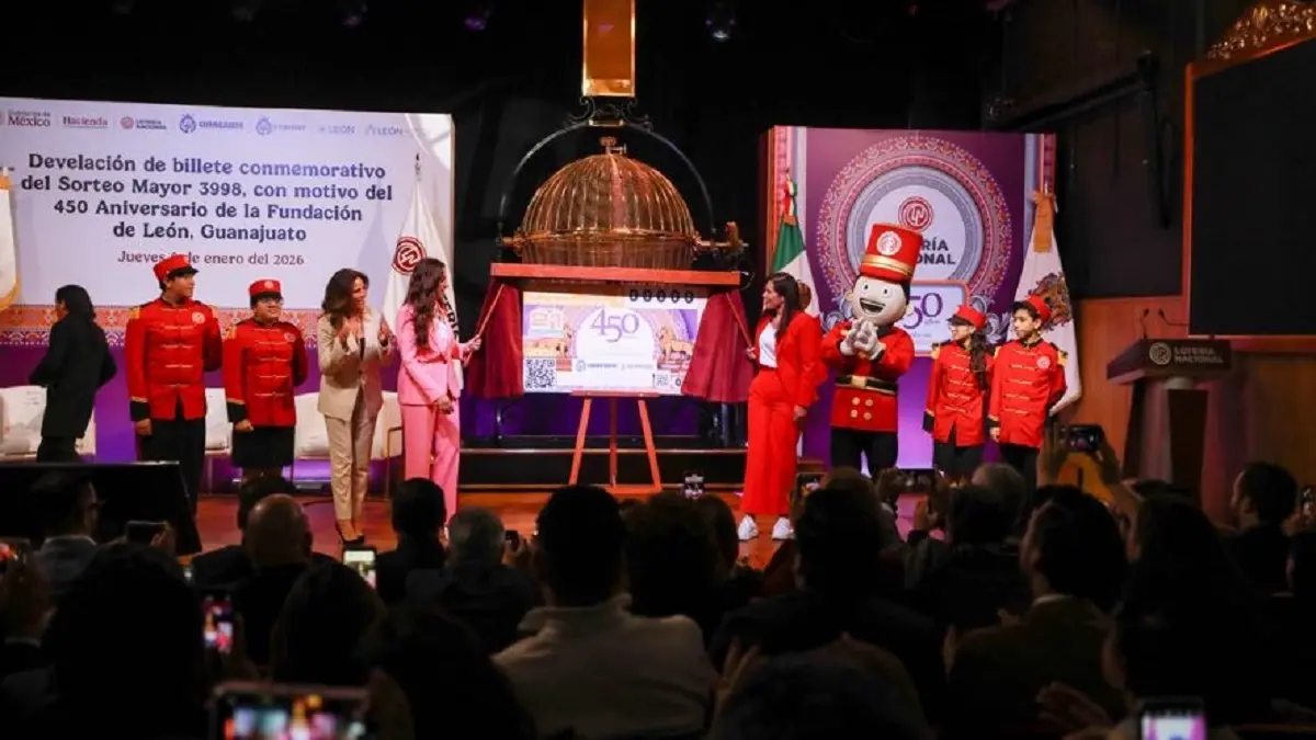 Billete de Lotería "León 450 años"
