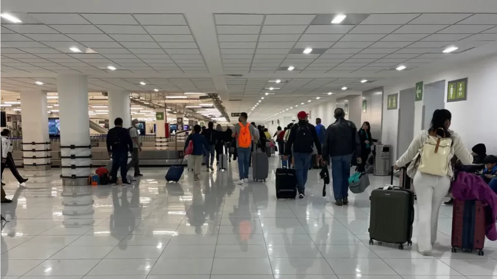 Llegada de visitantes