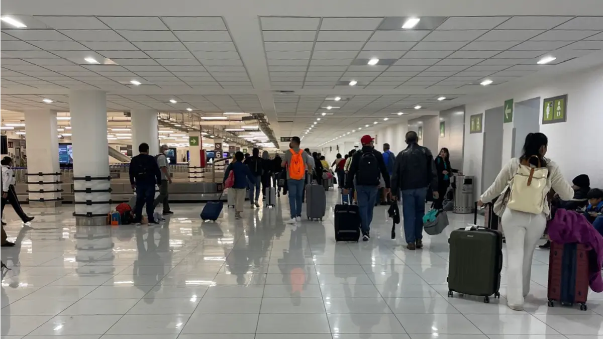 Llegada de visitantes