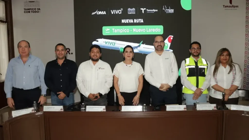 Viva anuncia ruta Tampico - Nuevo Laredo